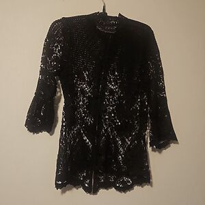 BOLD  elements Lace top Black XS